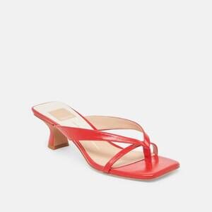 NEW DOLCE VITA women's brevel heeled sandals in chili